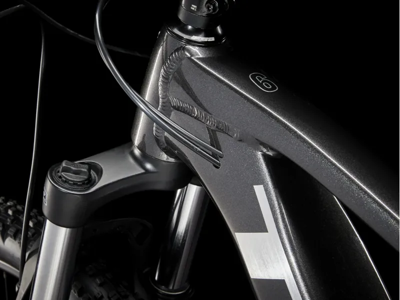 Trek Marlin+ 6 Electric Hardtail Mountain Bike 2026 in Dnister Black-9